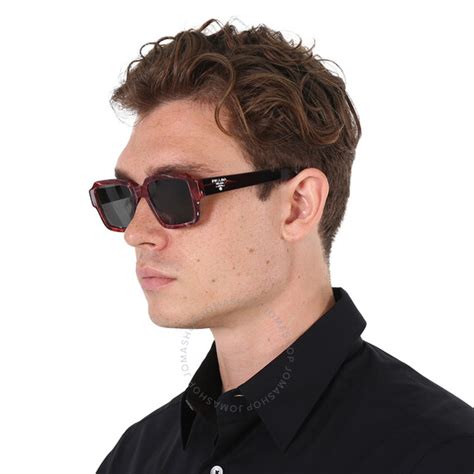 prada 0pr 02zs black|PRADA Men's Polarized Sunglasses, PR 02ZS .